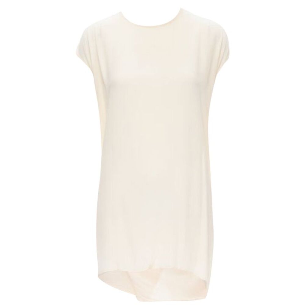 The Row Silk Modal Knit Wrap Tunic Vest